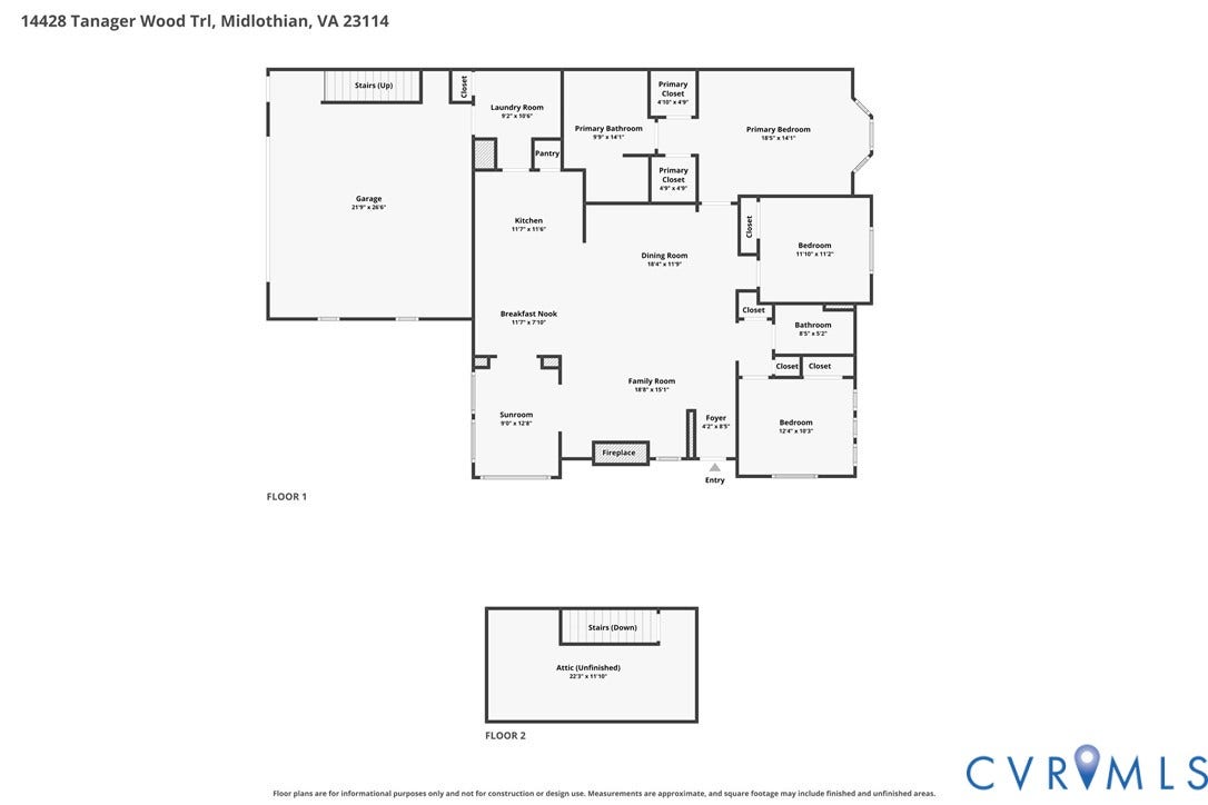14428 Tanager Wood Trail, Midlothian, VA 23114 14428 Tanager Wood Trail, Midlothian, VA 23114