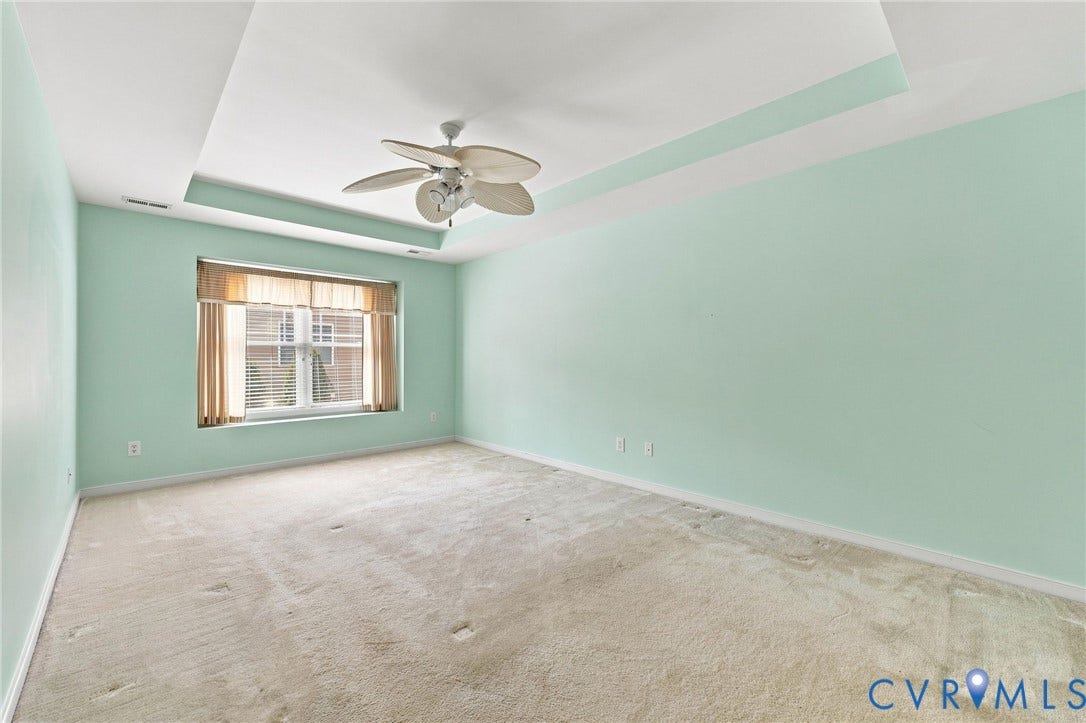 13805 Woodbridge Crossing Way, The Greens, Midlothian, VA 23112 Large bedroom with en suite bath.