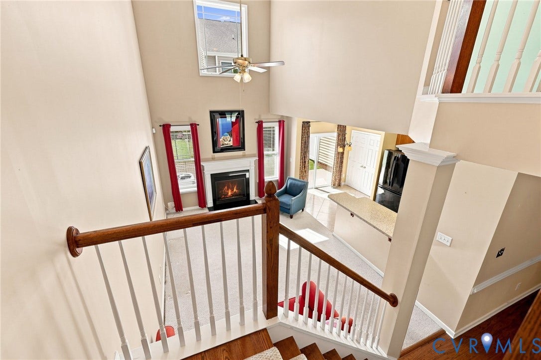 13805 Woodbridge Crossing Way, The Greens, Midlothian, VA 23112 View into family room.