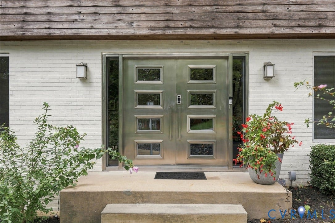 3321 Northridge Road, Richmond, VA 23235 Custom double stainless steel doors