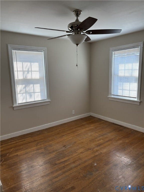 3427 W Franklin Street, Museum District, Richmond, VA 23221 Apt 2 Hardwood flooring, two windows with blinds, ceiling fan with integrated lighting