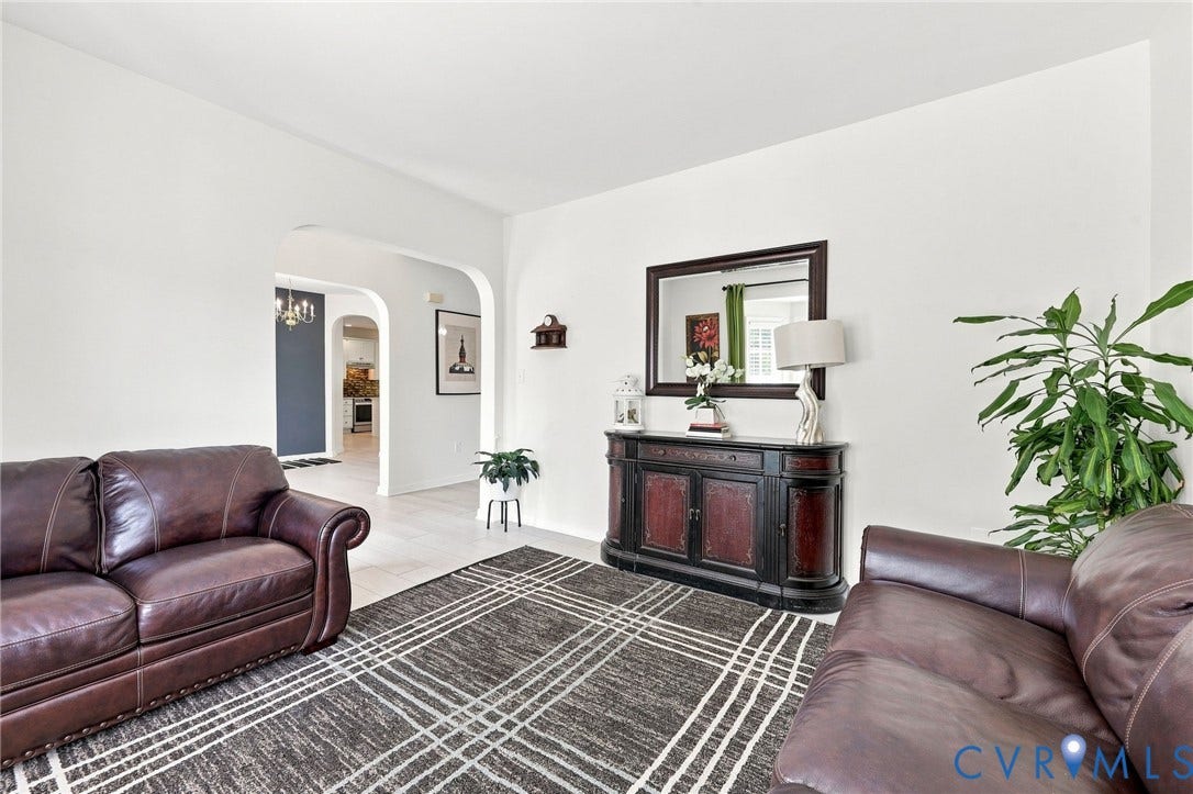 Light-toned flooring in a brightly lit interior
