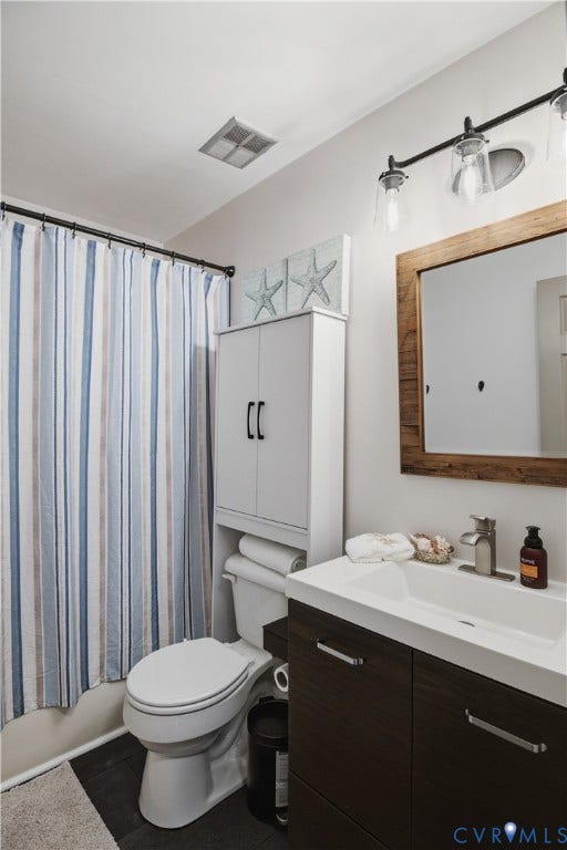 13602 Velvet Antler Place, Midlothian, VA 23112 Modern vanity with a rectangular basin sink, contemporary faucet, and dark wood-finish cabinetry