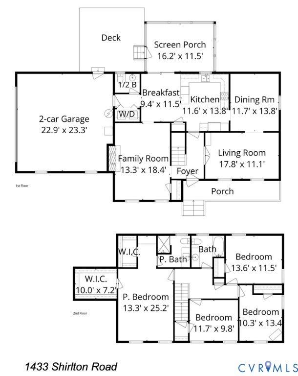 1433 Shirlton Road, Queensmill, Midlothian, VA 23114
