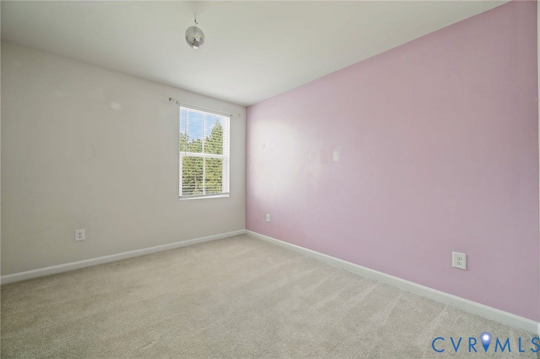 5713 Bison Ford Court, Chesterfield, VA 23234 Window with blinds, wall-to-wall carpeting, overhead lighting fixture