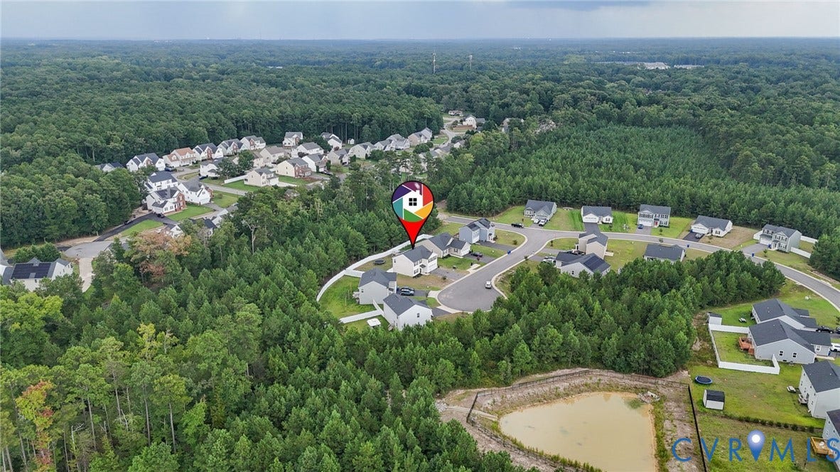 5713 Bison Ford Court, Chesterfield, VA 23234 Neighborhood setting with extensive mature tree coverage