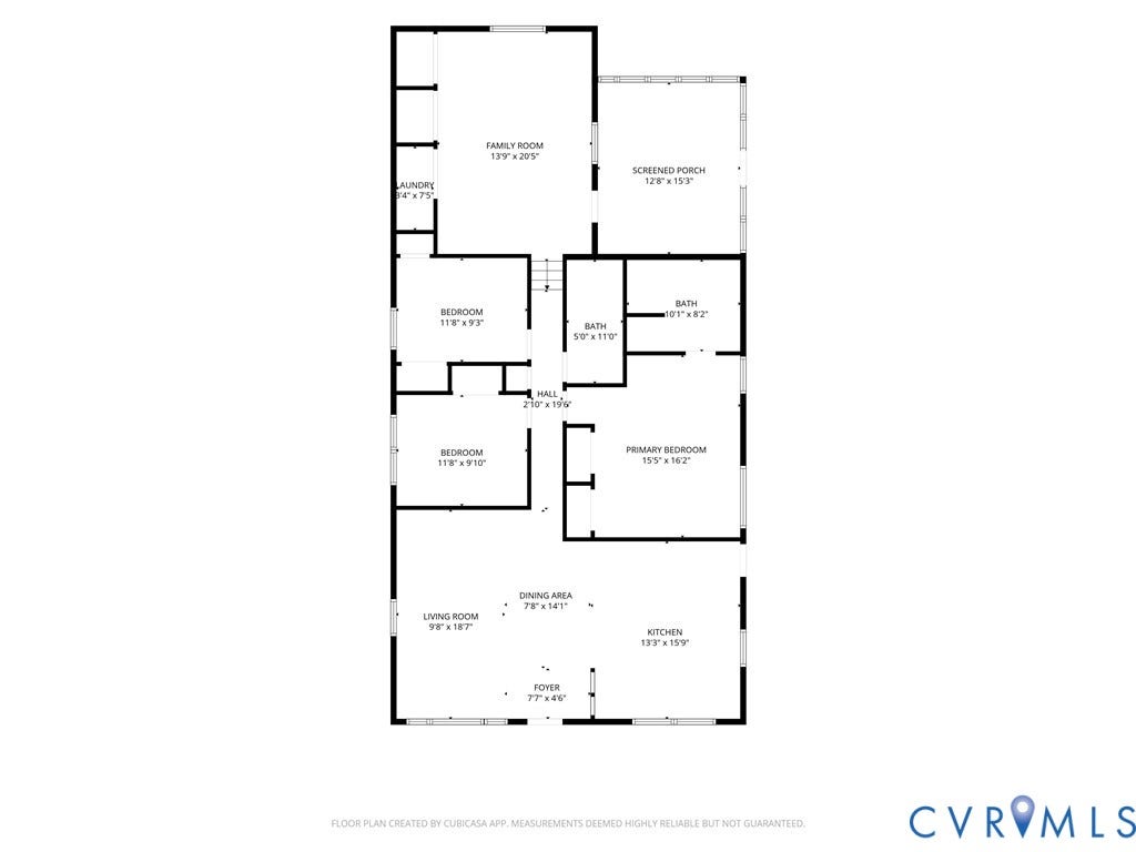 2203 Wedgewood Avenue, Henrico, VA 23228 Floor plan