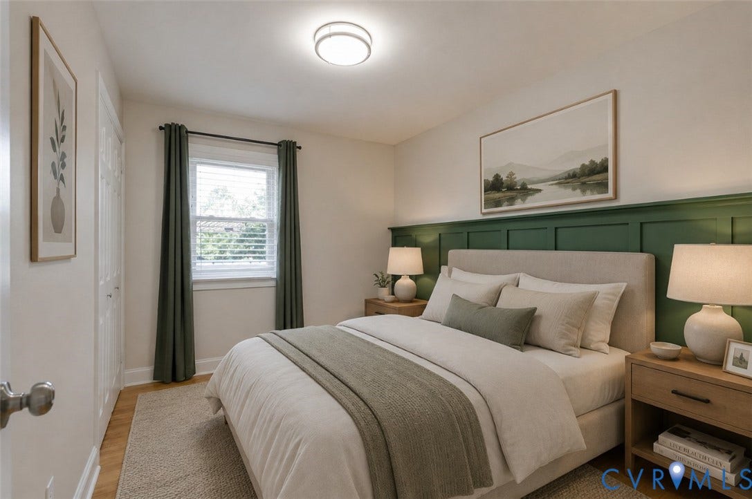 2203 Wedgewood Avenue, Henrico, VA 23228 Virtually staged guest bedroom