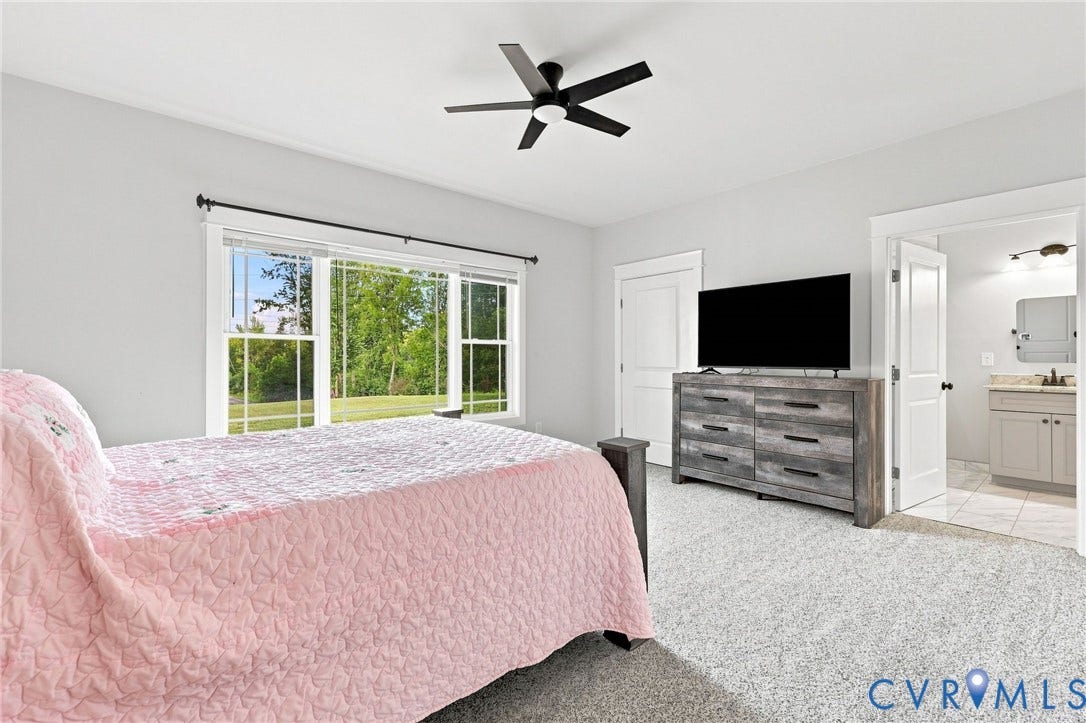 4774 Bell Road, Powhatan, VA 23139 Carpet & Ceiling Fan
