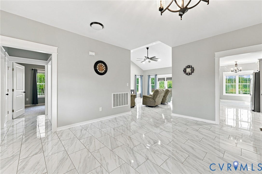 4774 Bell Road, Powhatan, VA 23139 12"x24" Tile Floor