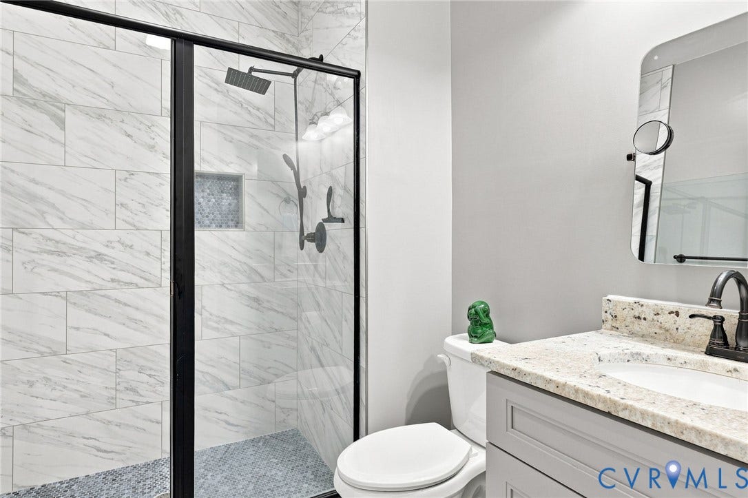 4774 Bell Road, Powhatan, VA 23139 Hall Bath - Tile Shower