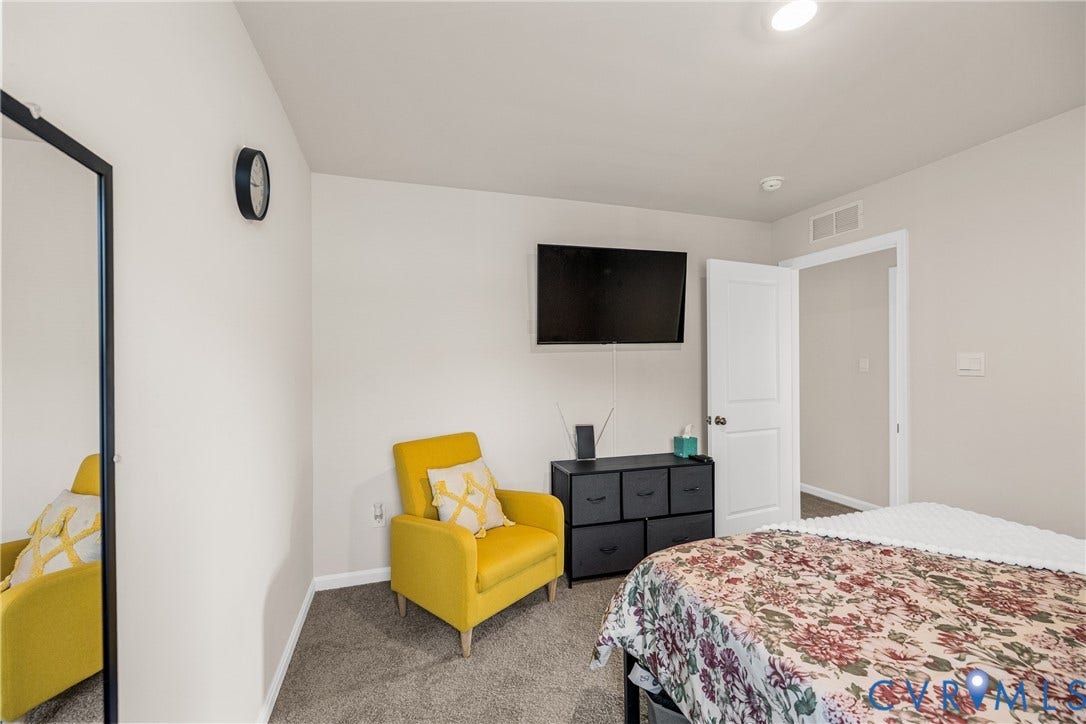 7974 Arbor Marsh Terrace, New Kent, VA 23124 Carpeted flooring throughout, recessed ceiling lighting, and a white interior door