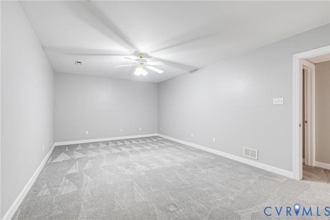 3207 Ludgate Road, Chester, VA 23831 Large bonus room/entertainment room in basement