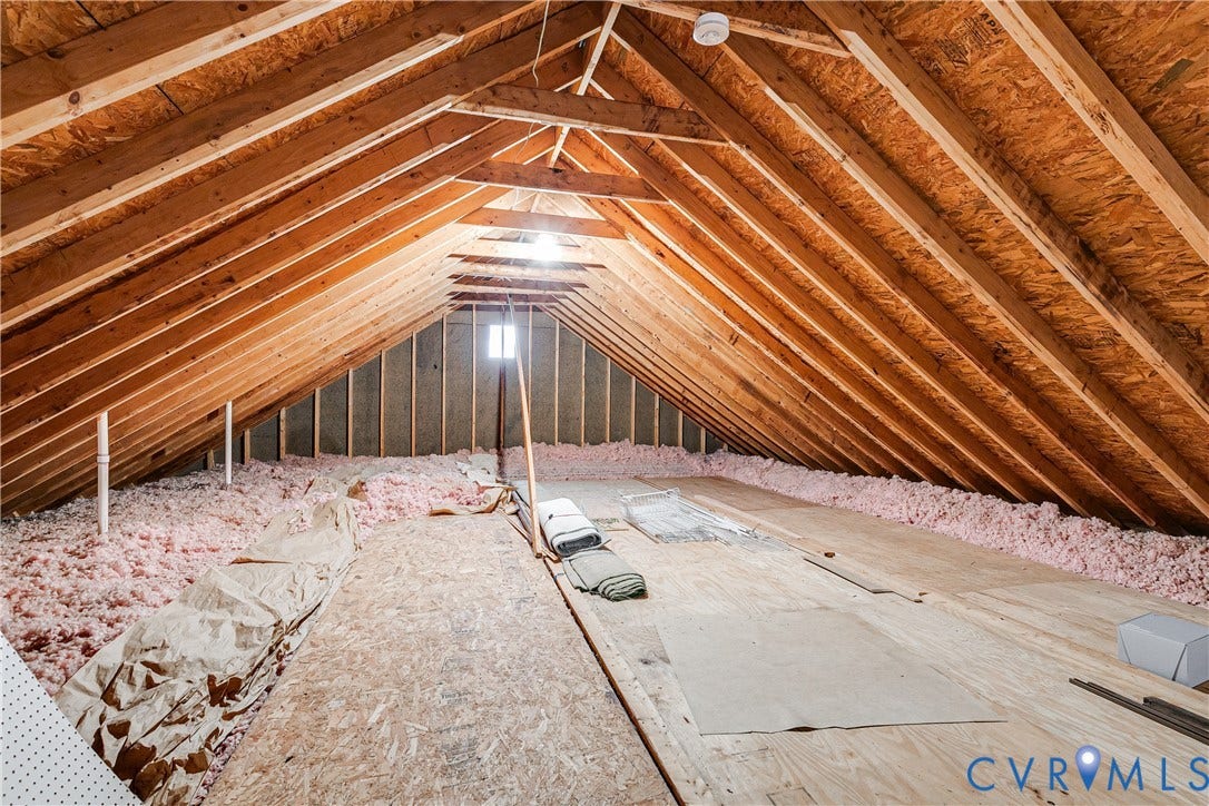 3207 Ludgate Road, Chester, VA 23831 Large open attic perfect for storage or could be converted to additional rooms