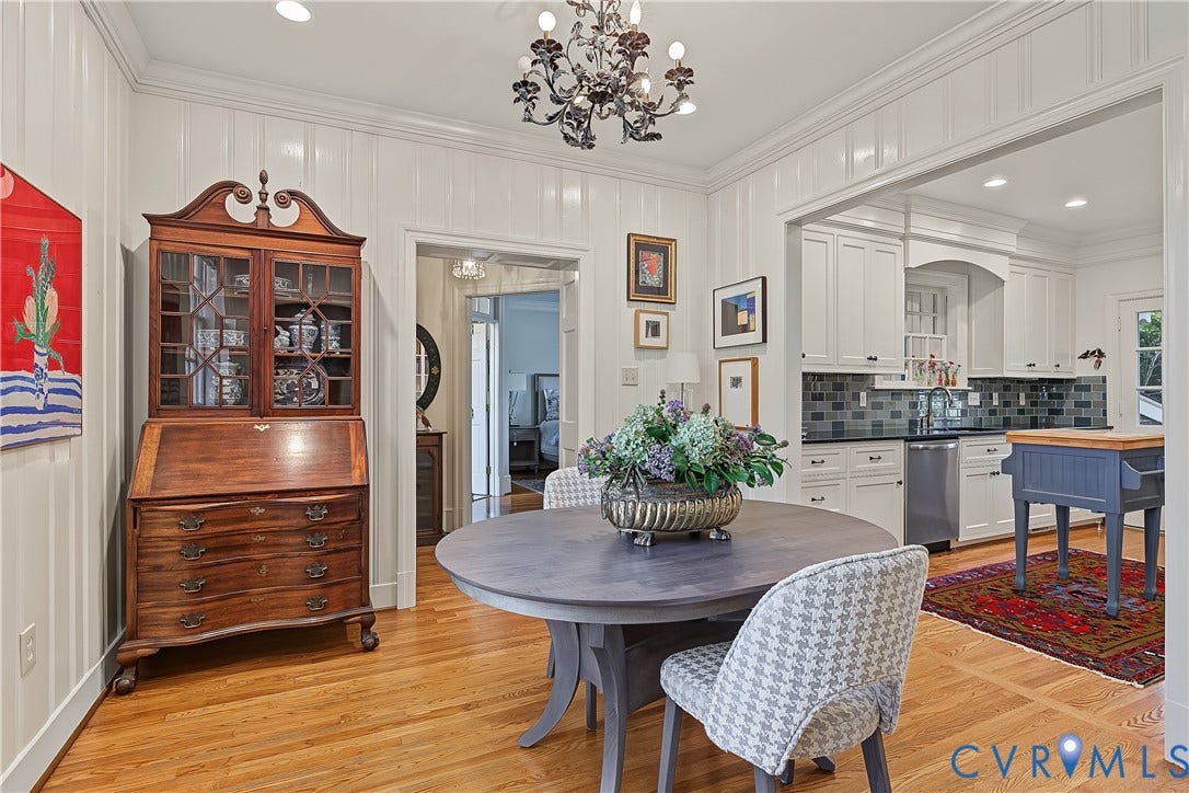 3905 Dover Road, Richmond, VA 23221 New larger opening connecting kitchen - great flow!