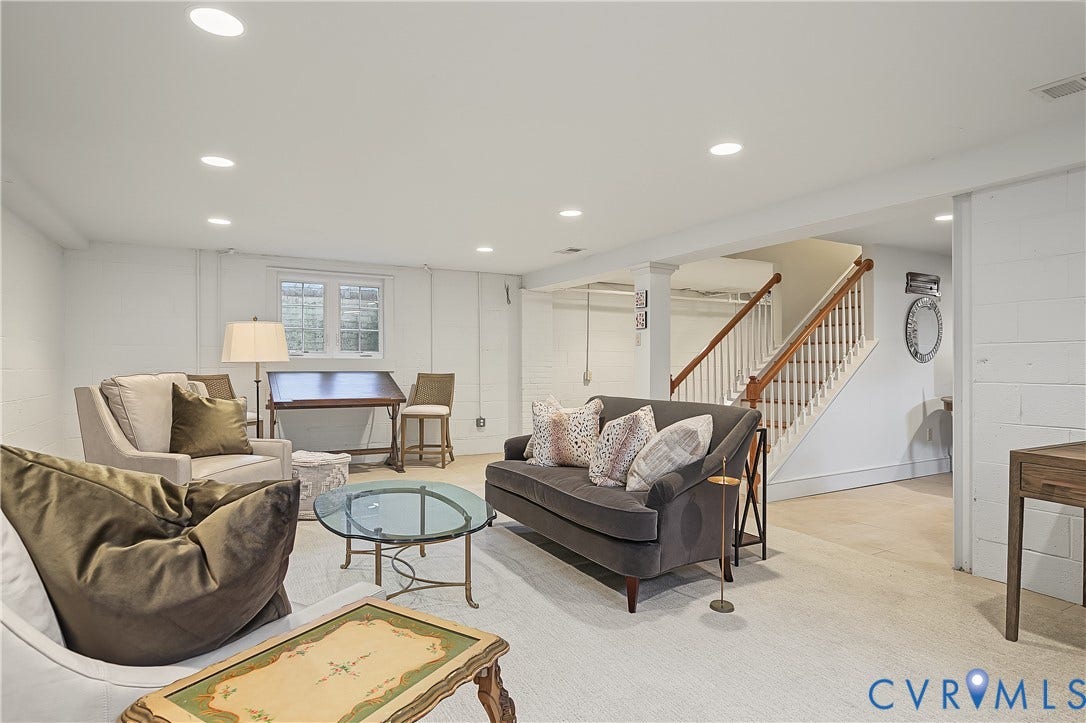 3905 Dover Road, Richmond, VA 23221 Amazing basement space