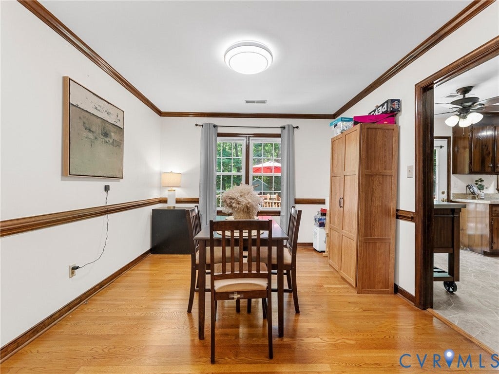 3100 Three Bridge Road, Beautiful Powhatan County, Powhatan, VA 23139 Dining Room