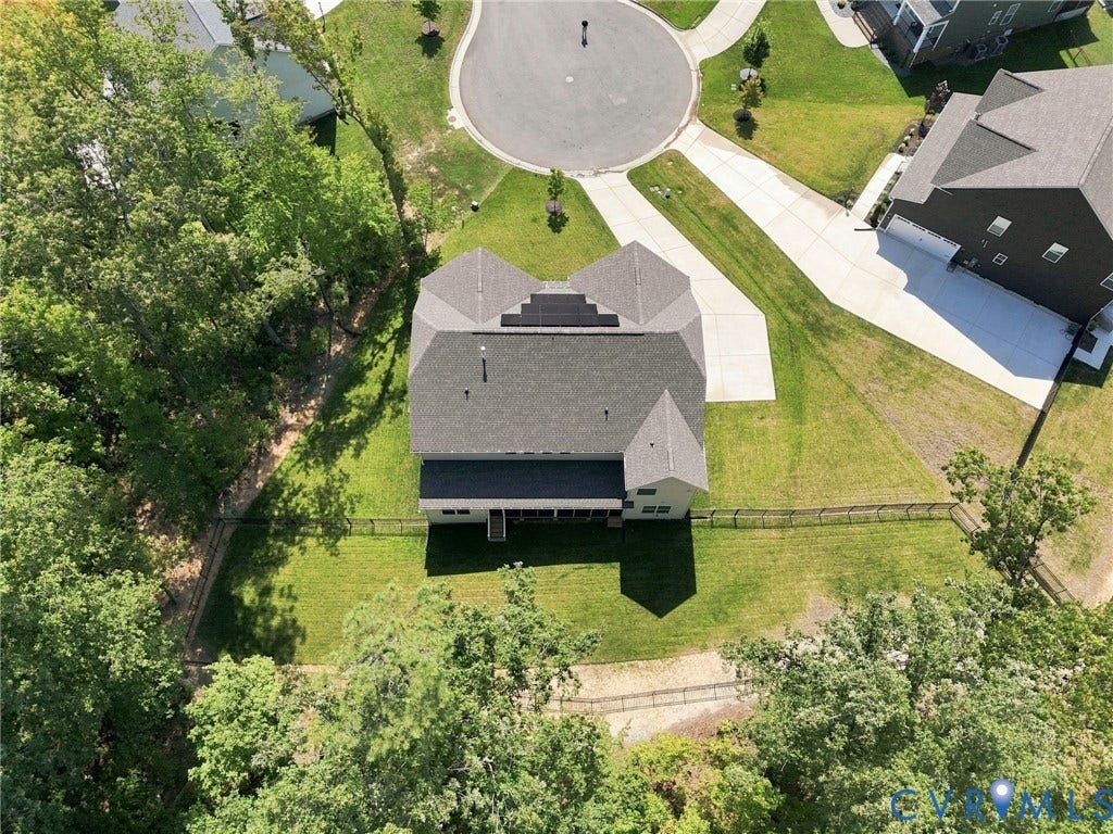 Well-maintained roof with solar panels
