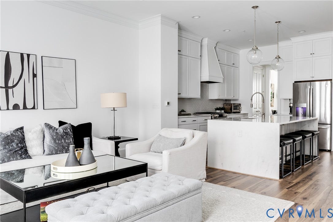 Stunning Kitchen open to Family Room and Dining Room