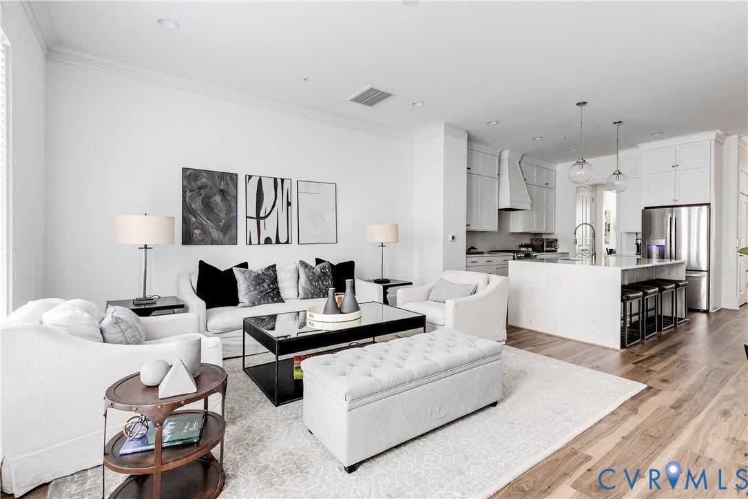 Family Room Open to Kitchen