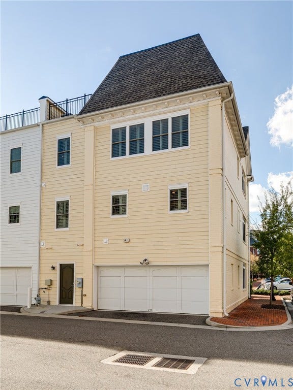 239 Finial Avenue, Henrico, VA 23226 Back of unit with 2 car garage