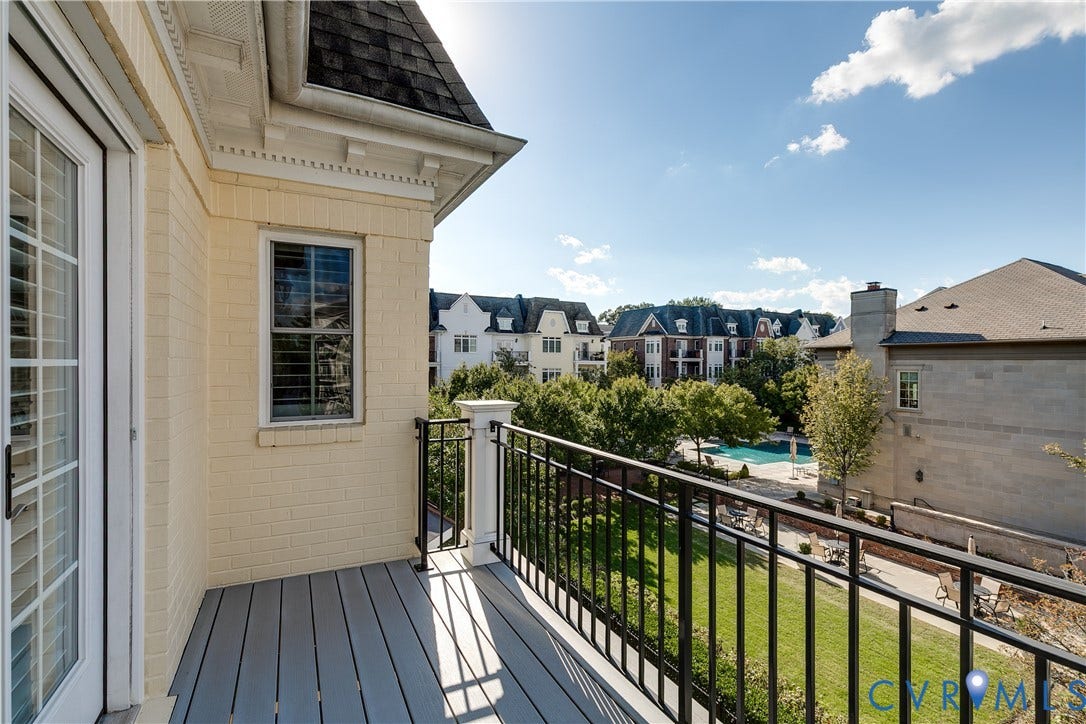 239 Finial Avenue, Henrico, VA 23226 Balcony off of primary suite