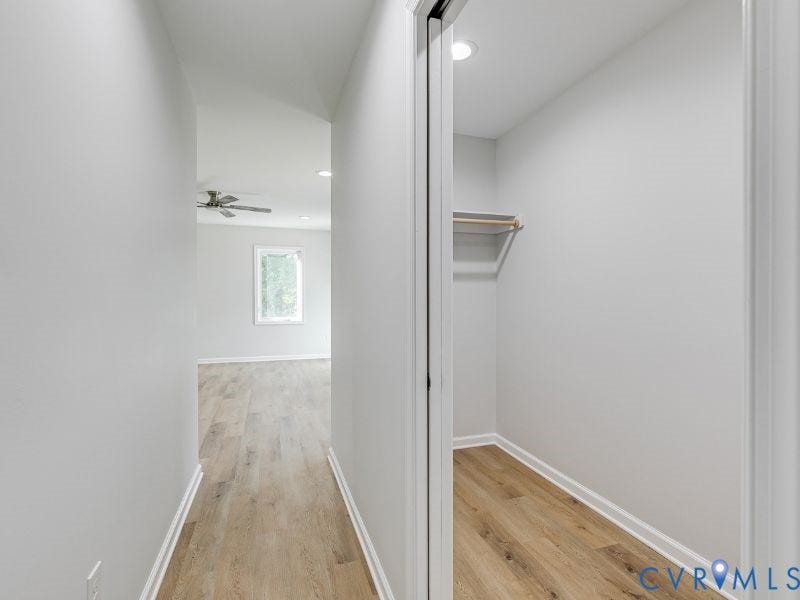 Primary walk-in closet