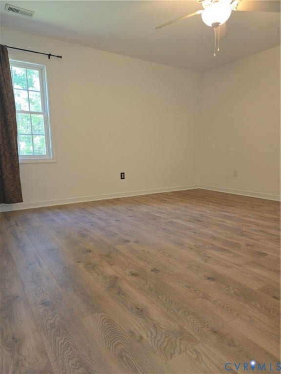 289 Winding Ridge Way, Winding Ridge, Bumpass, VA 23024 Wood-finish flooring, single window, ceiling fan with integrated lighting