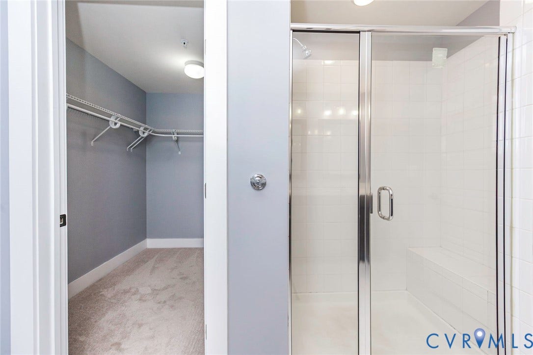 4300 Bon Secours Parkway, #A, Henrico, VA 23233 Walk-in closet with wire shelving and recessed lighting