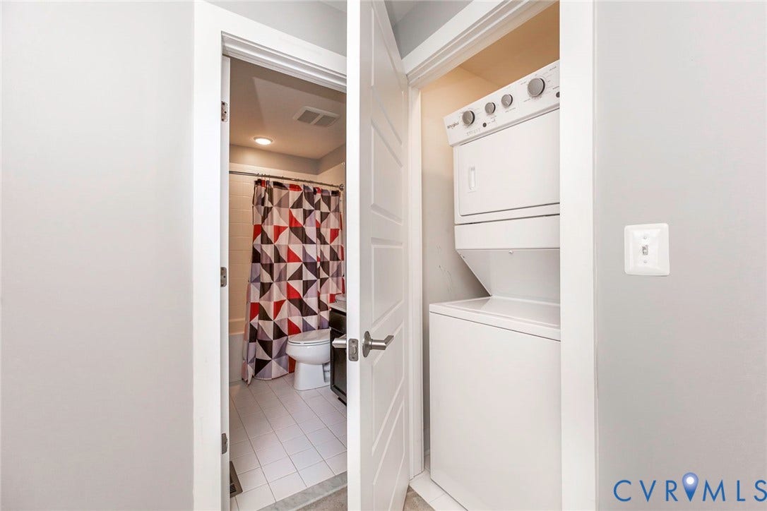 4300 Bon Secours Parkway, #A, Henrico, VA 23233 Integrated stacked laundry appliances