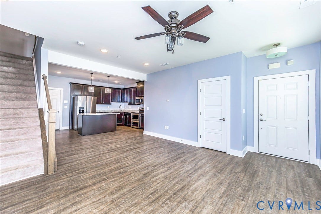 4300 Bon Secours Parkway, #A, Henrico, VA 23233 Wood-finish flooring throughout the main living area