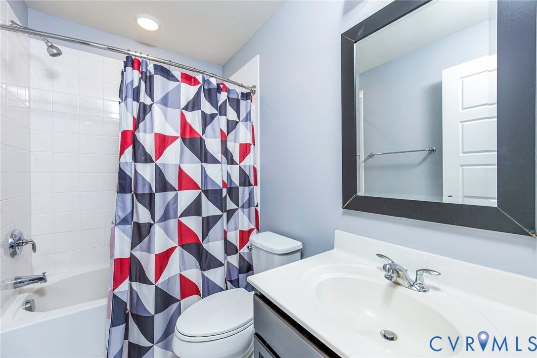 4300 Bon Secours Parkway, #A, Henrico, VA 23233 White subway tile surround tub and shower with chrome fixtures