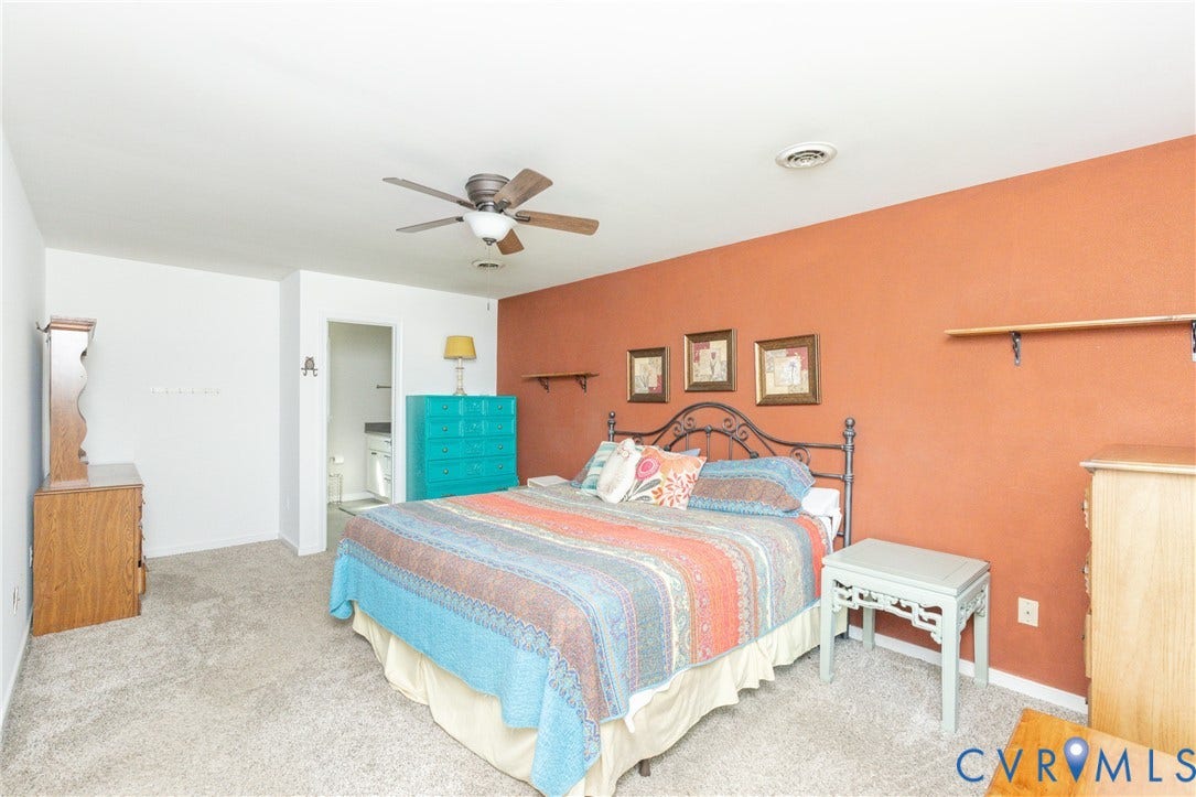 13802 Rockhaven Drive, Thornhill, Chester, VA 23836 Carpeted flooring throughout, recessed lighting, and a ceiling fan with light fixture