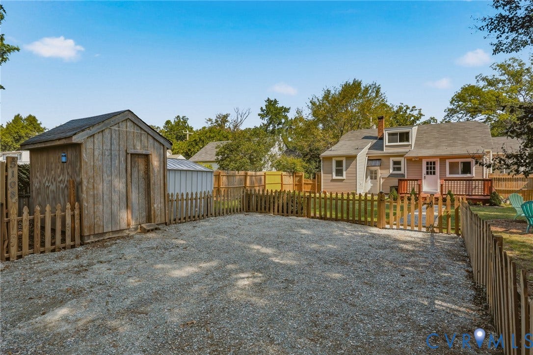 5108 Forest Hill Avenue, Westover Hills Area, Richmond, VA 23225 Private parking for 2 vehicles off alley, freshly graveled