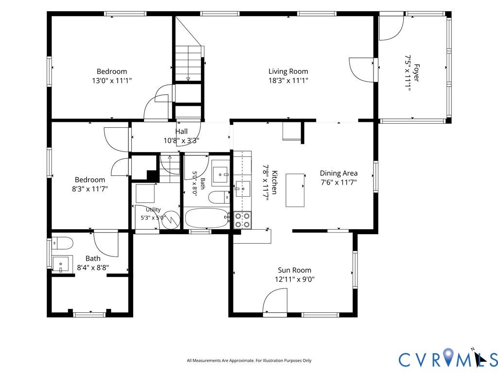 5108 Forest Hill Avenue, Westover Hills Area, Richmond, VA 23225 Floor plan