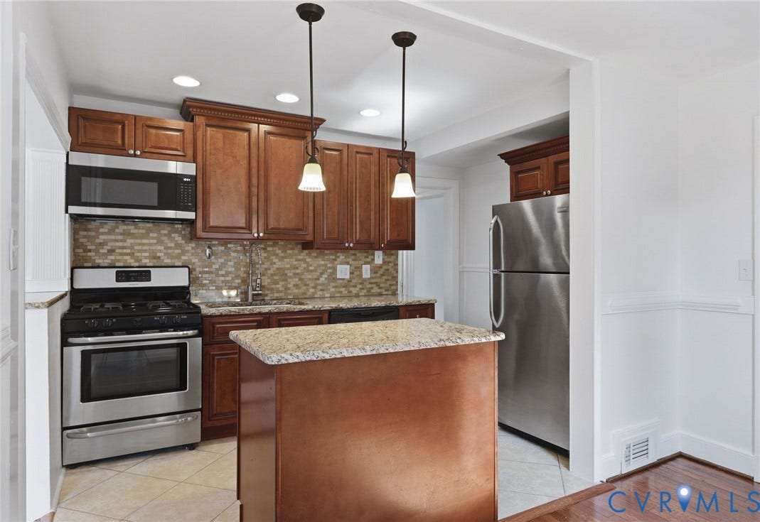 5108 Forest Hill Avenue, Westover Hills Area, Richmond, VA 23225 View of kitchen from breakfast room