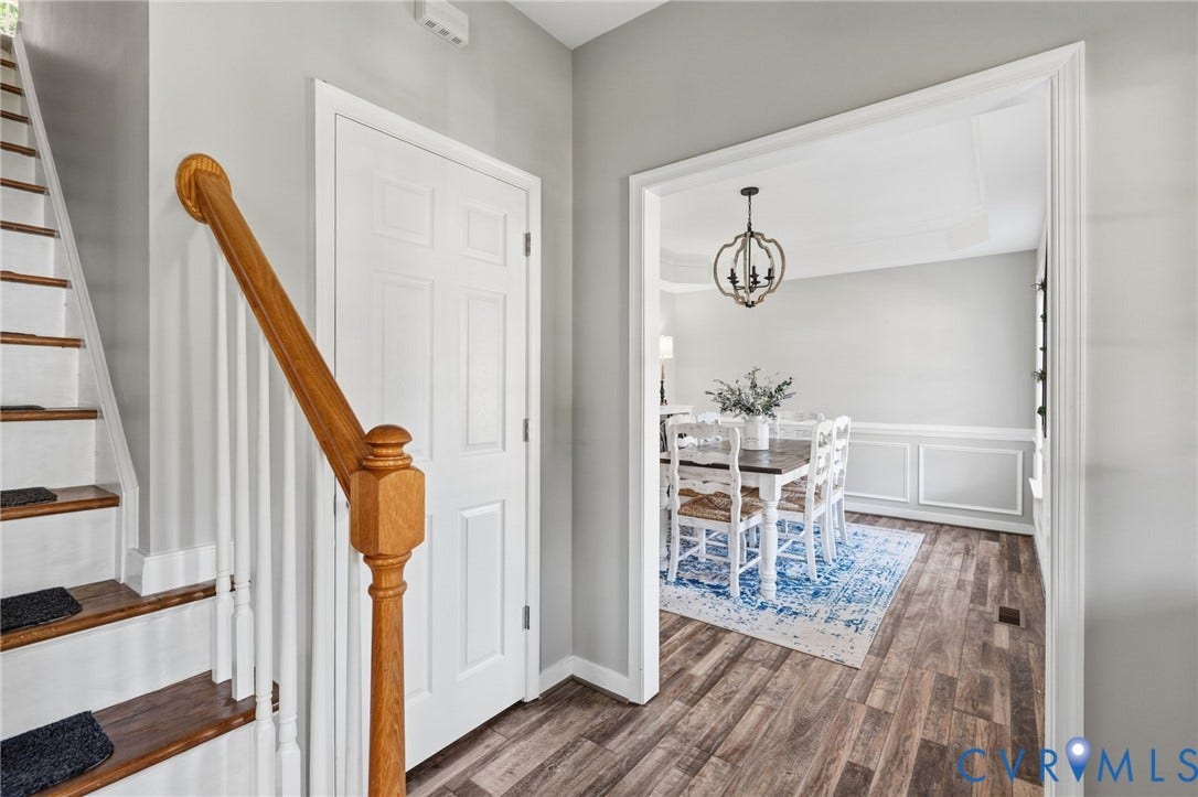 11119 Sweetbay Arbor Place, Chester, VA 23831 Beautiful Tray Ceiling and new chandelier