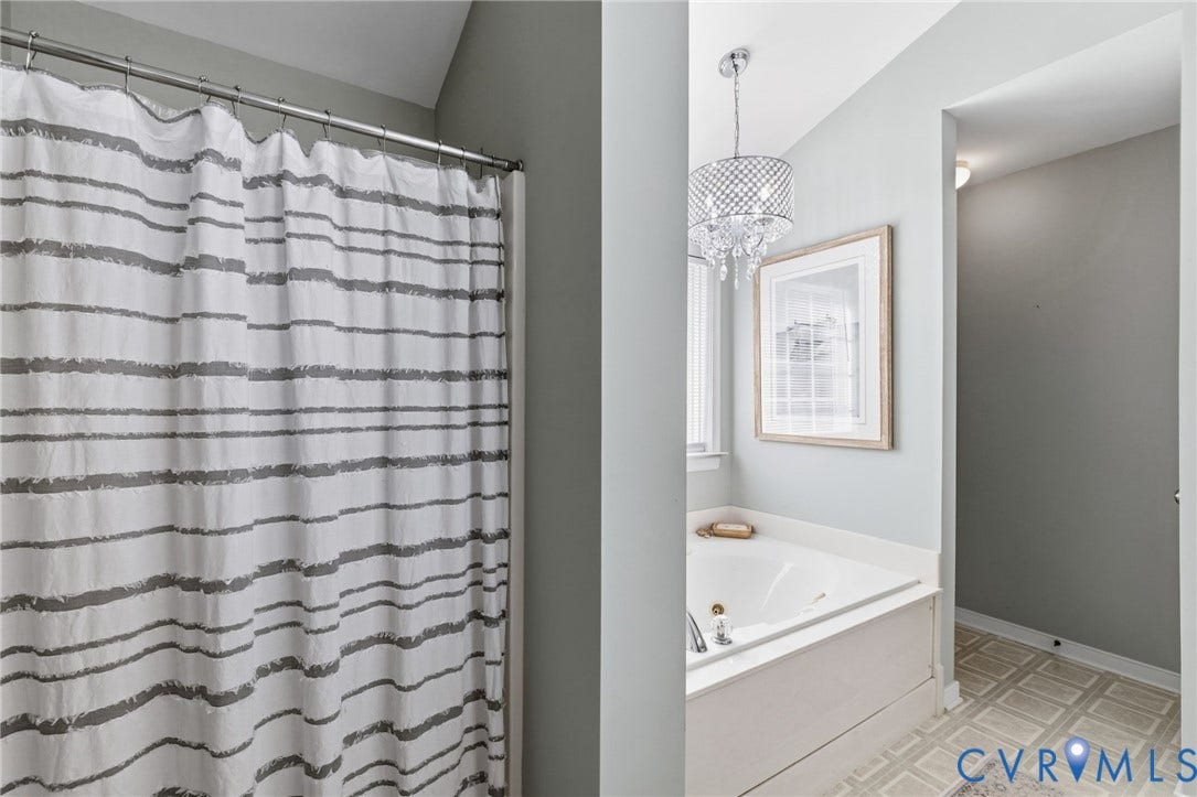 11119 Sweetbay Arbor Place, Chester, VA 23831 Linen closet and dual vanities