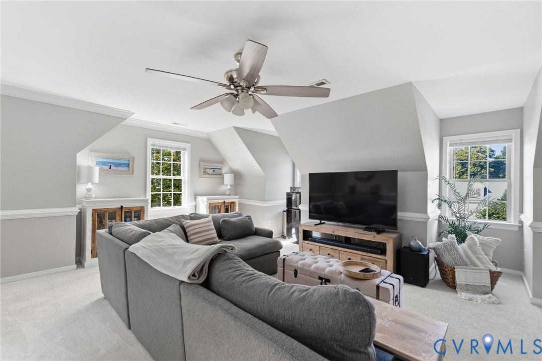 11119 Sweetbay Arbor Place, Chester, VA 23831 Flex space to use as you will with Ceiling fan and natural light