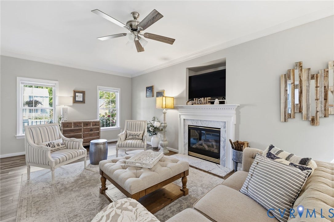 11119 Sweetbay Arbor Place, Chester, VA 23831 New EVP floors throughout the downstairs.