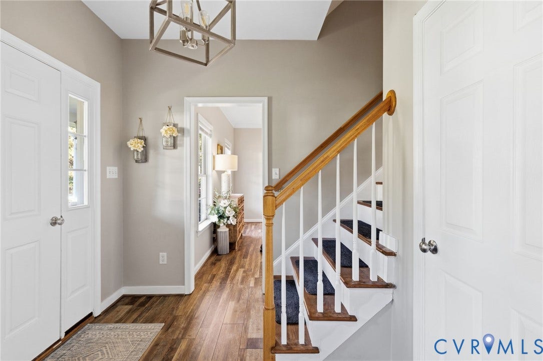 11119 Sweetbay Arbor Place, Chester, VA 23831 Foyer view to Dining Room