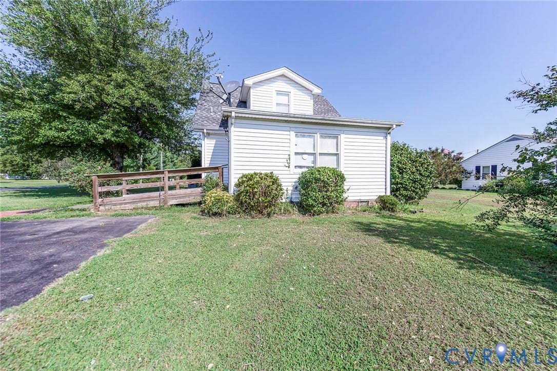 4912 Water View Road, Water View, Jamaica, VA 23180 rear of home and ramp.