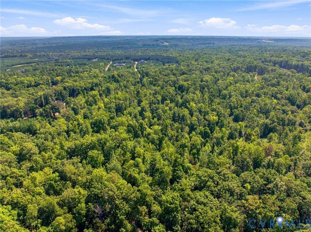 Looking East over the property.