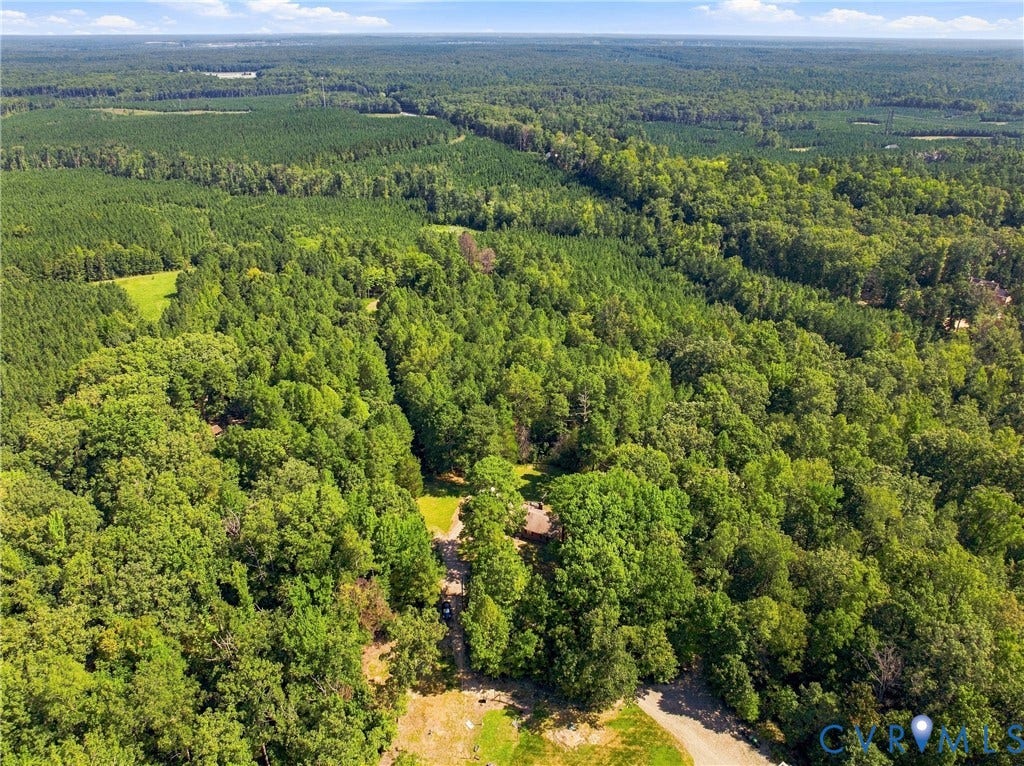 Looking North over the property.