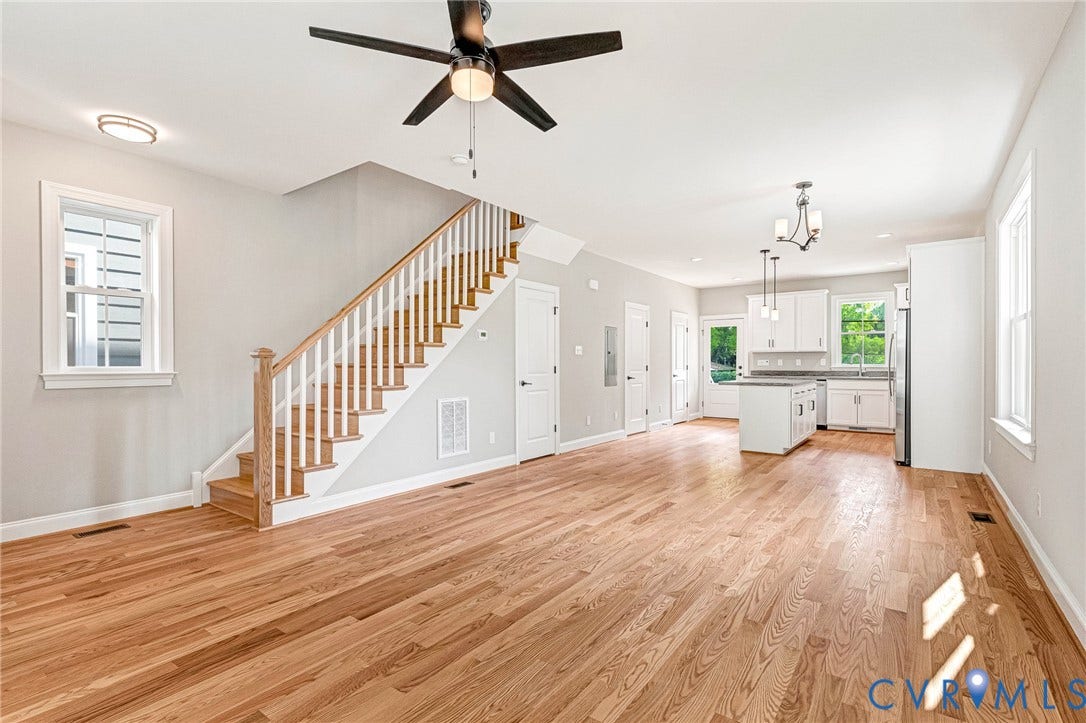 306 E 33rd Street, Swansboro West, Richmond, VA 23224 Wood-finish flooring throughout the main level