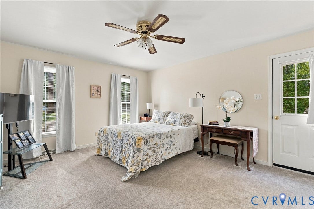 10904 Krossridge Circle, Brandon, North Chesterfield, VA 23236 First Floor Primary Bedroom-One of 2 Primary Bedrooms!