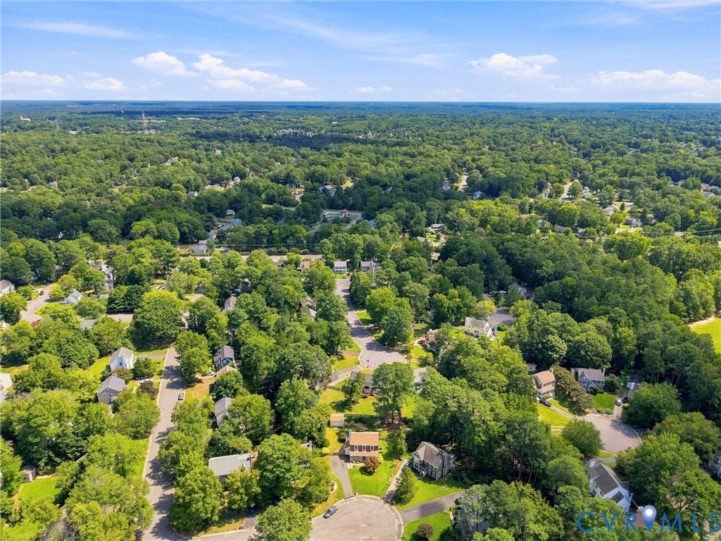 4509 Vienna Woods Place, Innsbrook, Henrico, VA 23060 Residential neighborhood with extensive tree canopy and cul-de-sac street patterns