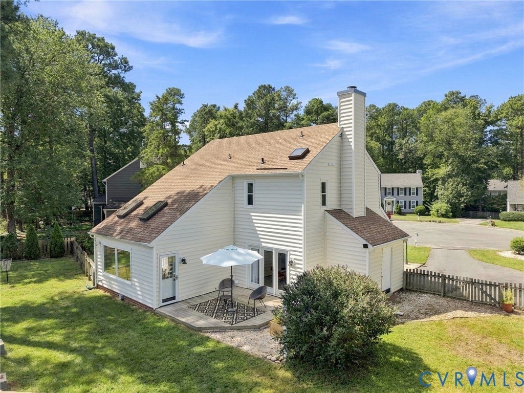 4509 Vienna Woods Place, Innsbrook, Henrico, VA 23060 White siding exterior with a shingle roof