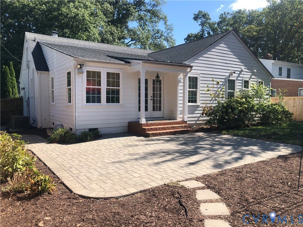 4919 Park Avenue, Near West End, Richmond, VA 23226 Great patio right off the family room.