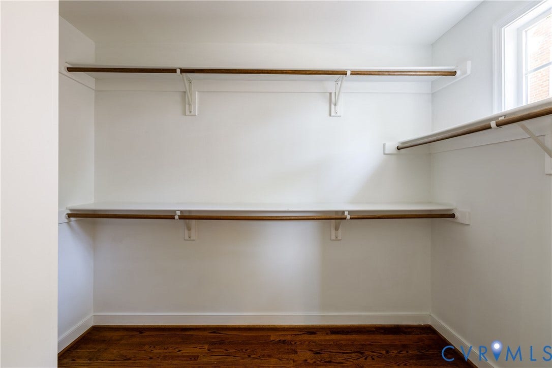 4919 Park Avenue, Near West End, Richmond, VA 23226 Integrated shelving and hanging rods